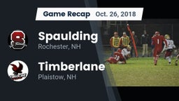 Recap: Spaulding  vs. Timberlane  2018