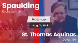 Matchup: Spaulding vs. St. Thomas Aquinas  2019