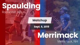 Matchup: Spaulding vs. Merrimack  2019