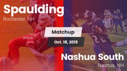 Matchup: Spaulding vs. Nashua  South 2019