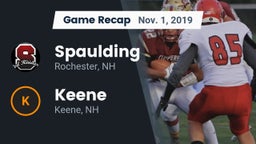 Recap: Spaulding  vs. Keene  2019