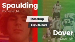 Matchup: Spaulding vs. Dover  2020