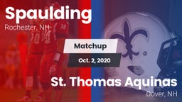 Matchup: Spaulding vs. St. Thomas Aquinas  2020