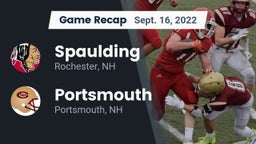 Recap: Spaulding  vs. Portsmouth  2022