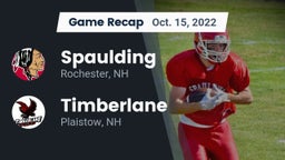 Recap: Spaulding  vs. Timberlane  2022