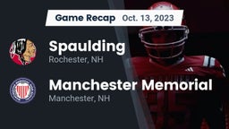 Recap: Spaulding  vs. Manchester Memorial  2023
