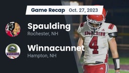 Recap: Spaulding  vs. Winnacunnet  2023