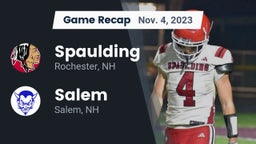 Recap: Spaulding  vs. Salem  2023