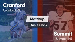 Matchup: Cranford vs. Summit  2016