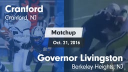 Matchup: Cranford vs. Governor Livingston  2016