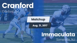 Matchup: Cranford vs. Immaculata  2017