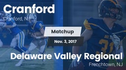 Matchup: Cranford vs. Delaware Valley Regional  2017