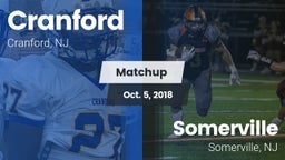 Matchup: Cranford vs. Somerville  2018