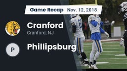 Recap: Cranford  vs. Phillipsburg 2018