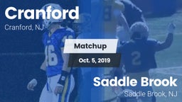 Matchup: Cranford vs. Saddle Brook  2019
