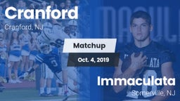 Matchup: Cranford vs. Immaculata  2019