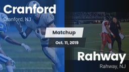 Matchup: Cranford vs. Rahway  2019