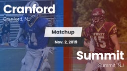 Matchup: Cranford vs. Summit  2019