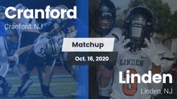 Matchup: Cranford vs. Linden  2020