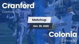 Matchup: Cranford vs. Colonia  2020