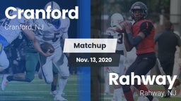 Matchup: Cranford vs. Rahway  2020