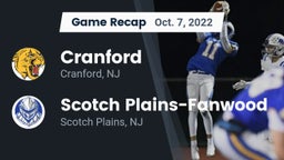Recap: Cranford  vs. Scotch Plains-Fanwood  2022