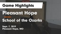 Pleasant Hope  vs School of  the Ozarks Game Highlights - Sept. 7, 2019