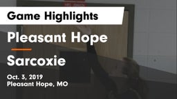 Pleasant Hope  vs Sarcoxie  Game Highlights - Oct. 3, 2019