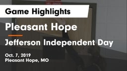 Pleasant Hope  vs Jefferson Independent Day Game Highlights - Oct. 7, 2019