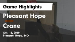 Pleasant Hope  vs Crane Game Highlights - Oct. 12, 2019