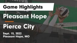 Pleasant Hope  vs Pierce City  Game Highlights - Sept. 15, 2022