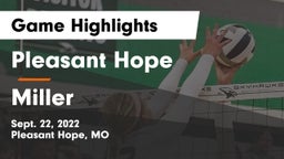 Pleasant Hope  vs Miller  Game Highlights - Sept. 22, 2022