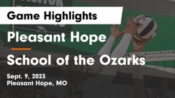 Pleasant Hope  vs School of the Ozarks Game Highlights - Sept. 9, 2023