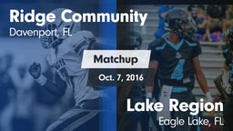 Matchup: Ridge vs. Lake Region 2016
