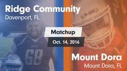 Matchup: Ridge vs. Mount Dora  2016