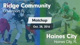 Matchup: Ridge vs. Haines City  2016