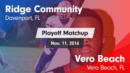 Matchup: Ridge vs. Vero Beach  2016