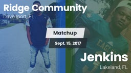 Matchup: Ridge vs. Jenkins  2017