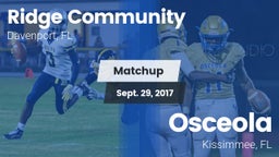 Matchup: Ridge vs. Osceola  2017
