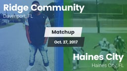 Matchup: Ridge vs. Haines City  2017