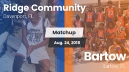 Matchup: Ridge vs. Bartow  2018