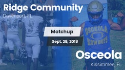 Matchup: Ridge vs. Osceola  2018