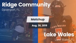 Matchup: Ridge vs. Lake Wales  2019