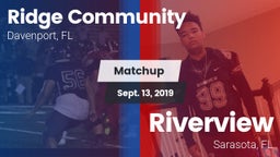 Matchup: Ridge vs. Riverview  2019