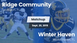 Matchup: Ridge vs. Winter Haven  2019