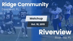 Matchup: Ridge vs. Riverview  2019