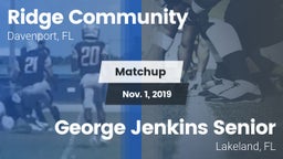 Matchup: Ridge vs. George Jenkins Senior  2019