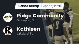 Recap: Ridge Community  vs. Kathleen  2020