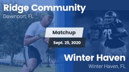 Matchup: Ridge vs. Winter Haven  2020