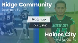 Matchup: Ridge vs. Haines City  2020